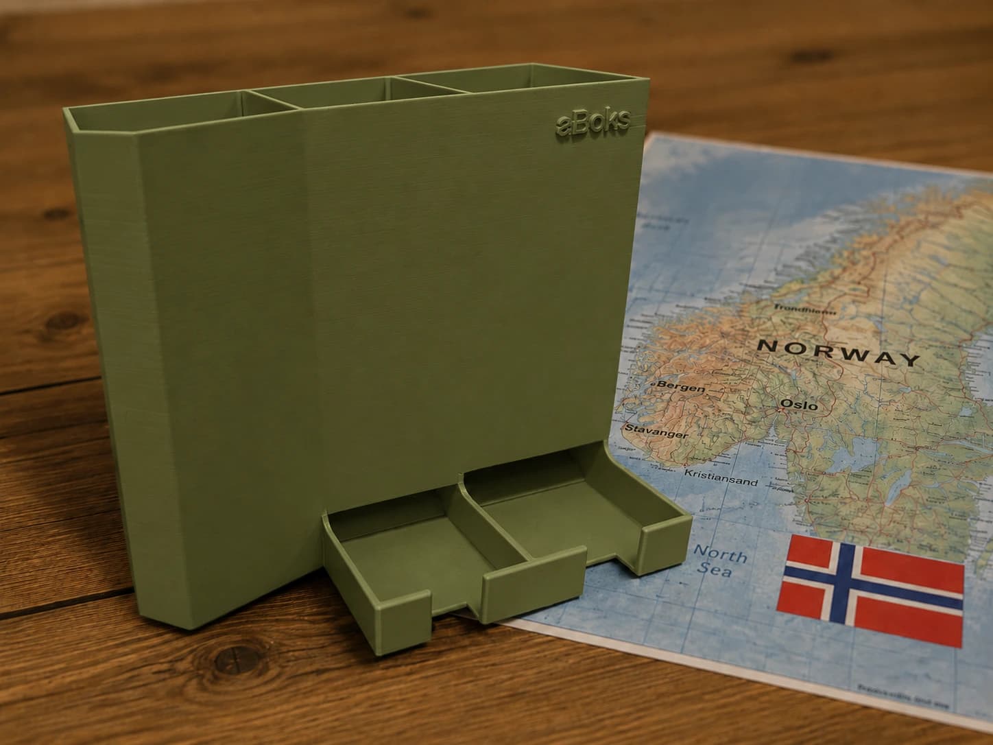 aBoks Olivengrønn