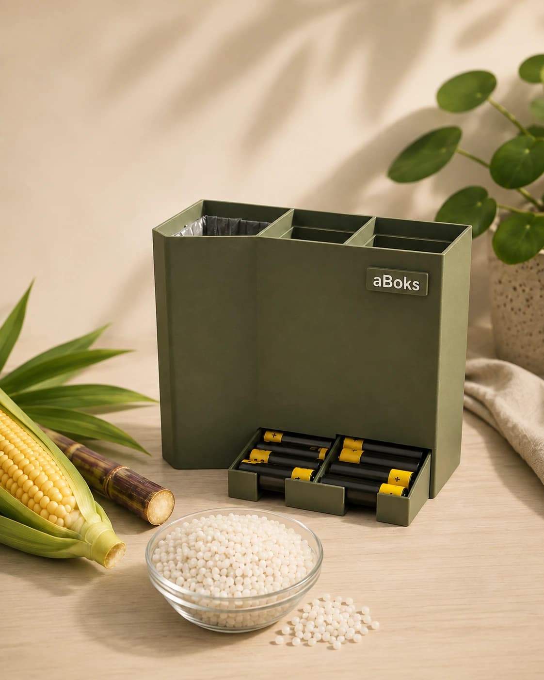 Fra plantebaserte råvarer til biobasert PLA og ferdig aBoks