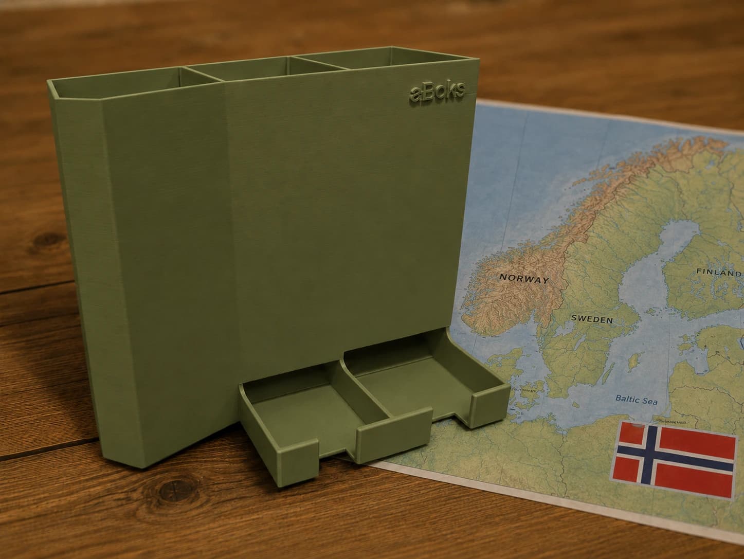 aBoks Olivengrønn