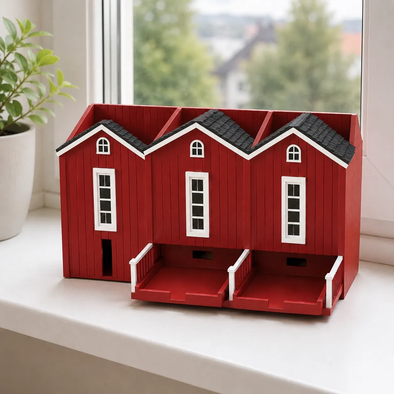 aBoks Huset – Rød